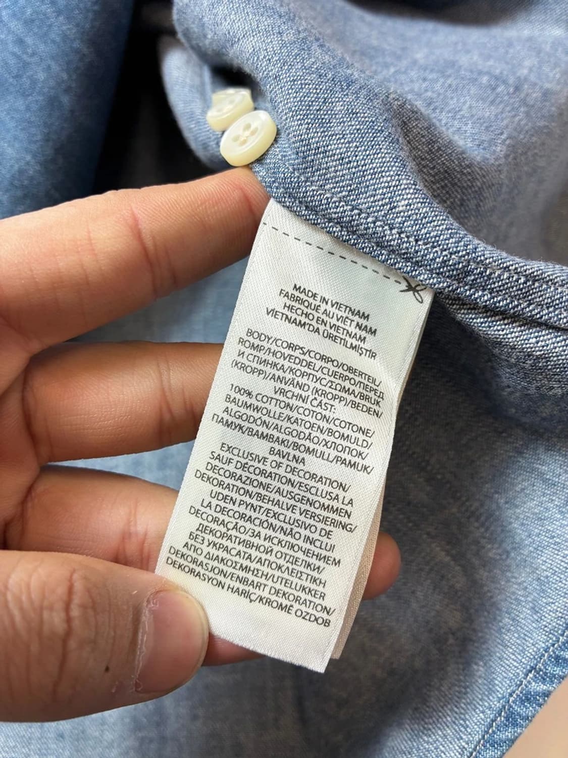 폴로 랄프로렌 큐알 신형 워시드 데님 셔츠 PN8787 상품이미지9