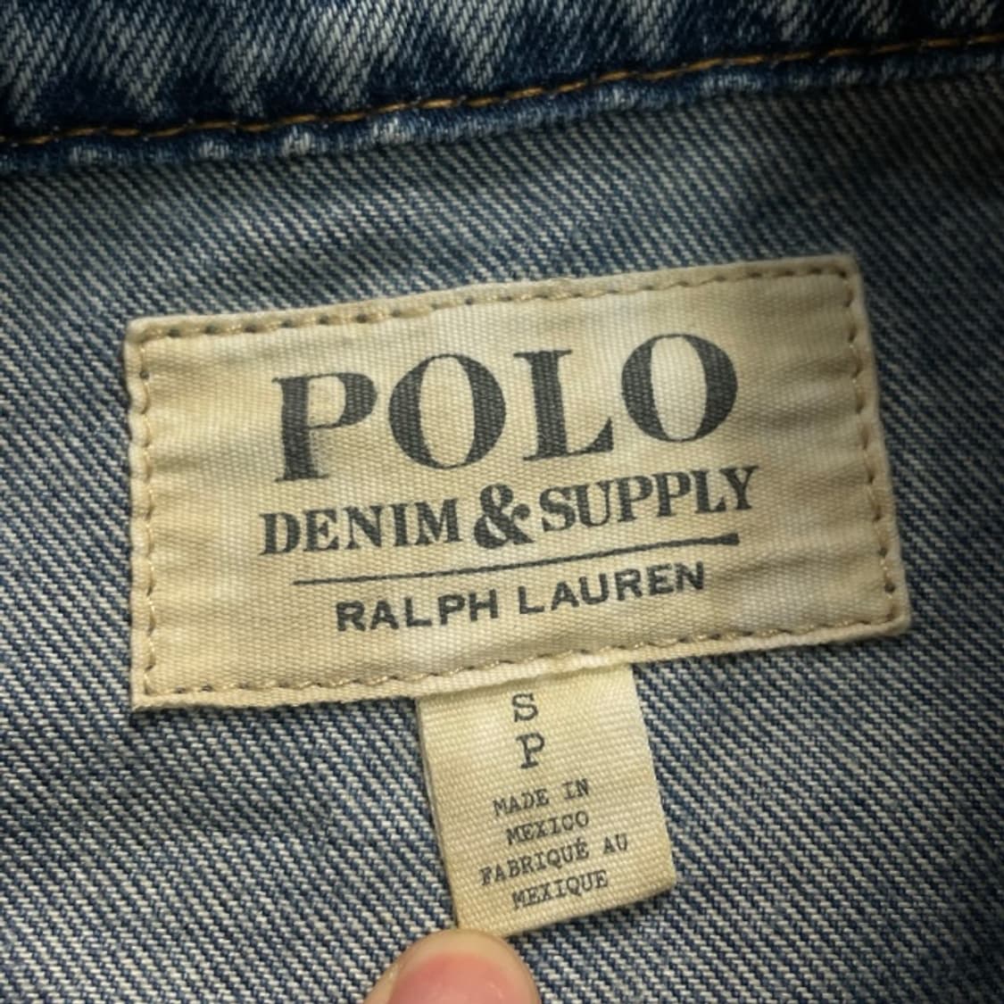 90 폴로 데님앤서플라이 성조기 데님자켓  상품이미지4