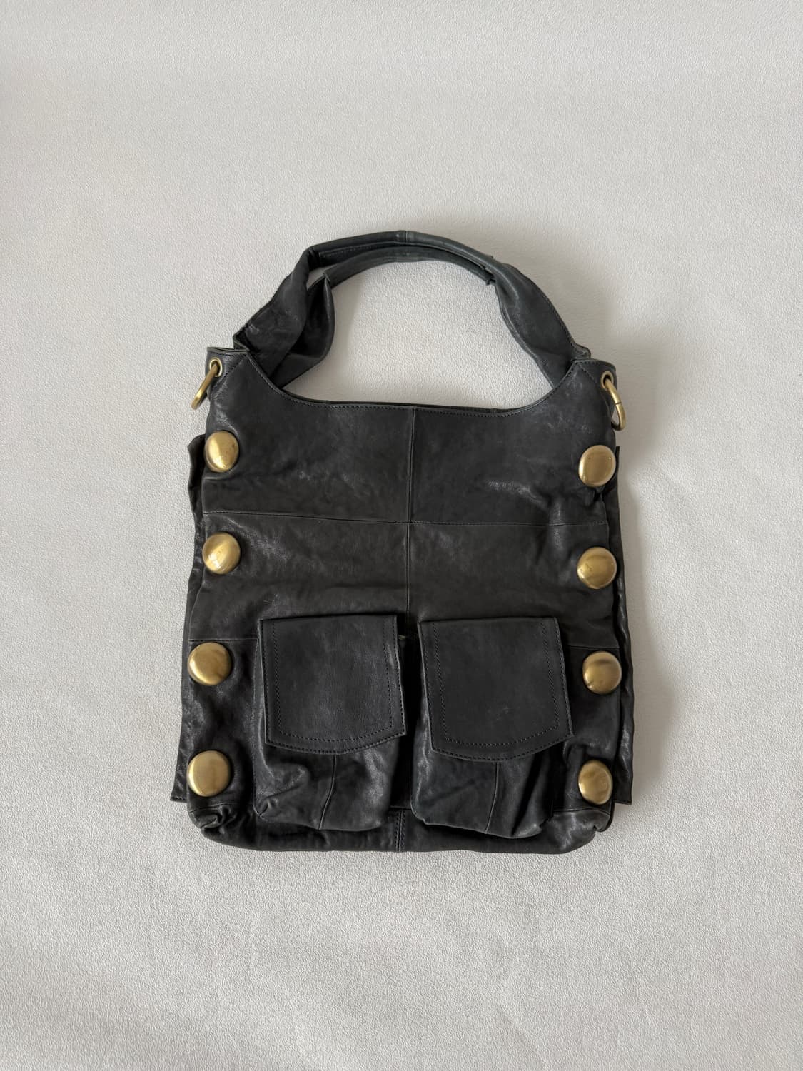 Pre owned 레더 토트 숄더백 상품이미지1