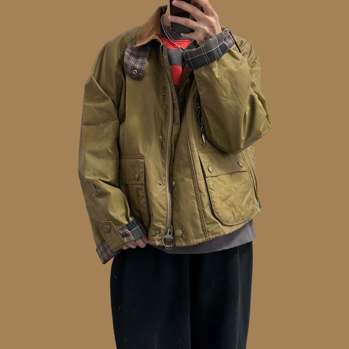 바버 by 알렉사청 라이트웨이트 왁스자켓 상품이미지4