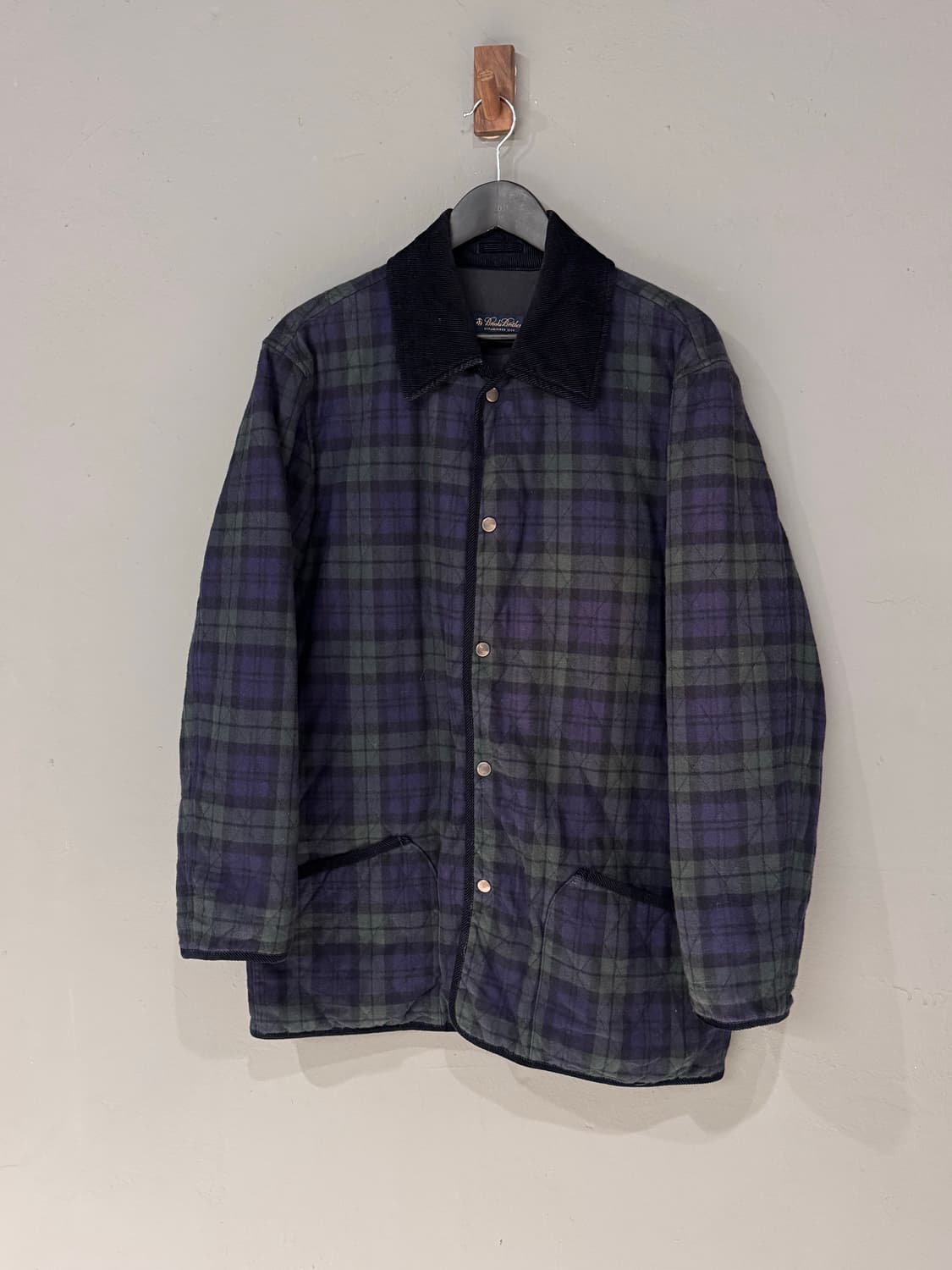 브룩스브라더스 타탄체크 퀼팅자켓  상품이미지1