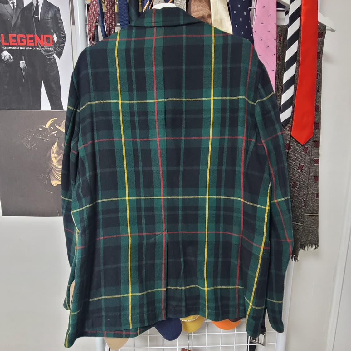 폴로 랄프로렌 타탄체크 블레이저 L 상품이미지2