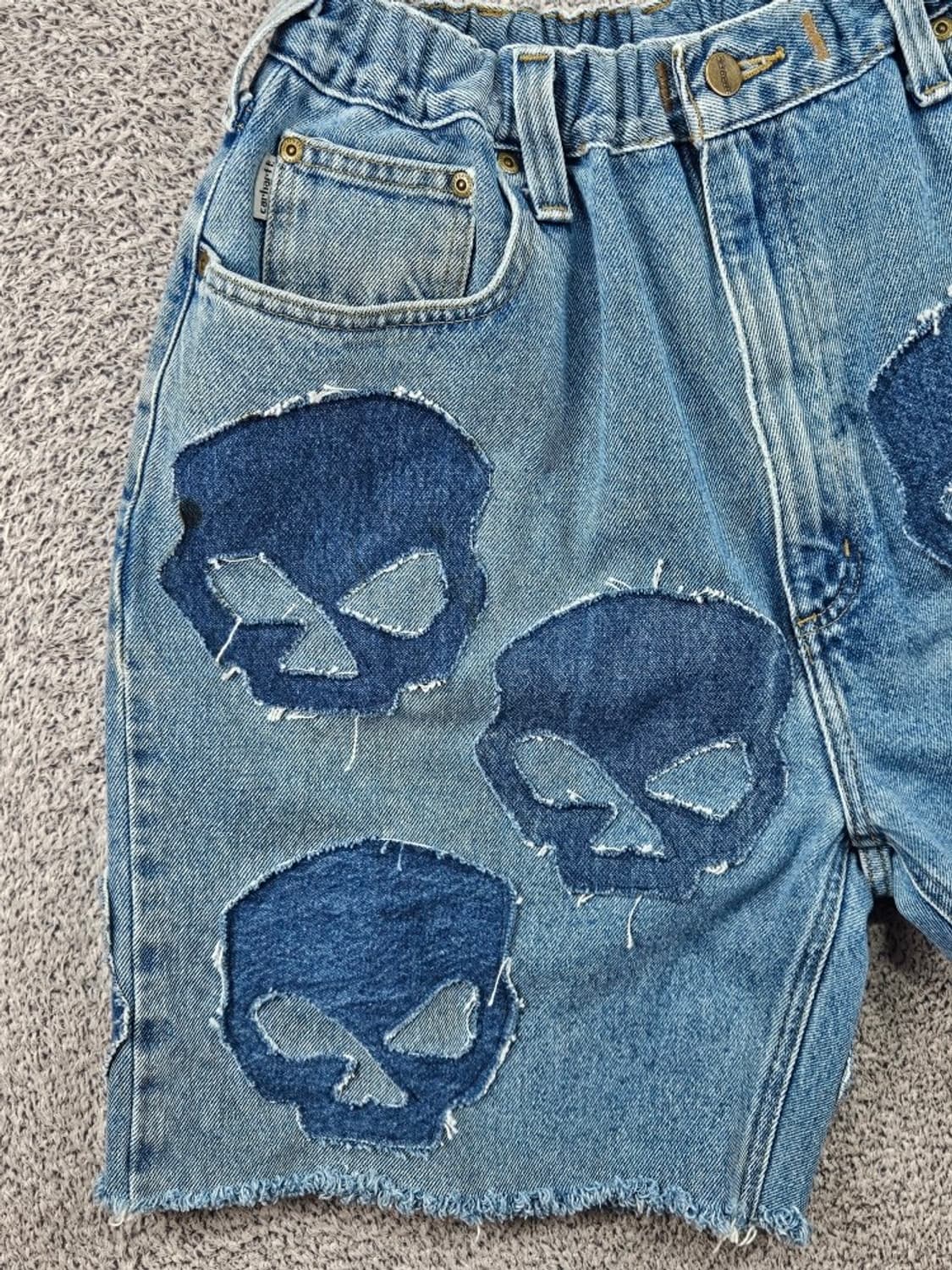 칼하트X할리데이비슨 커스텀 데님 쇼츠 반바지 ( 42" ) / 11645 상품이미지5