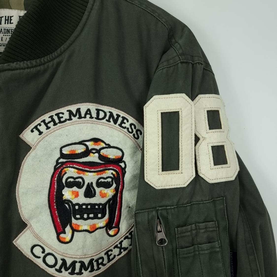 [더 매드니스] 빈티지 패치 MA-1 항공점퍼 봄버 자켓 M18808 상품이미지6