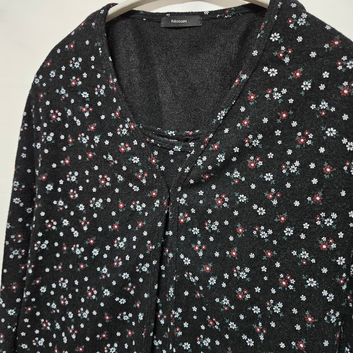 F 폴리수엠 플라워 패턴 가디건 상품이미지2