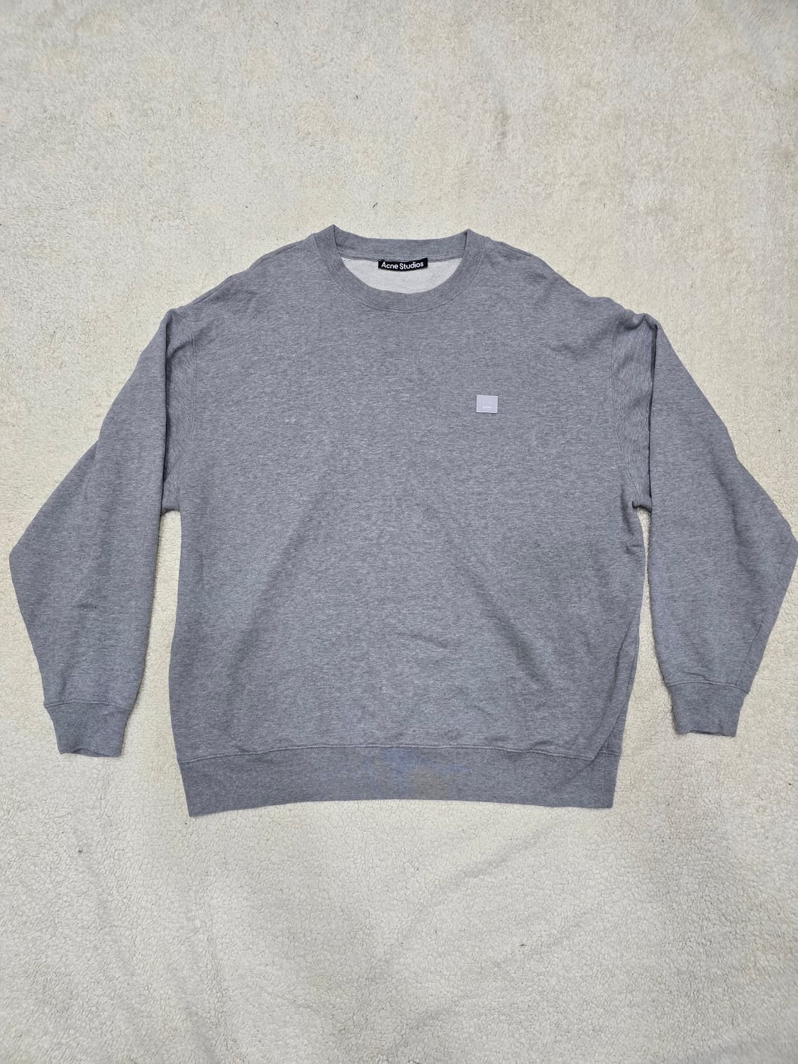 아크네 스튜디오 그레이 오버핏 맨투맨 사이즈 상품이미지1