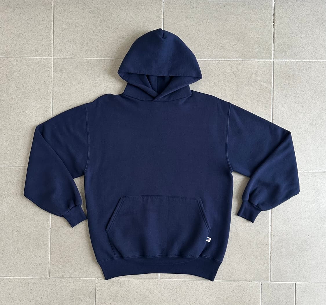 90s 빈티지 러셀 후드 네이비 L USA 상품이미지1