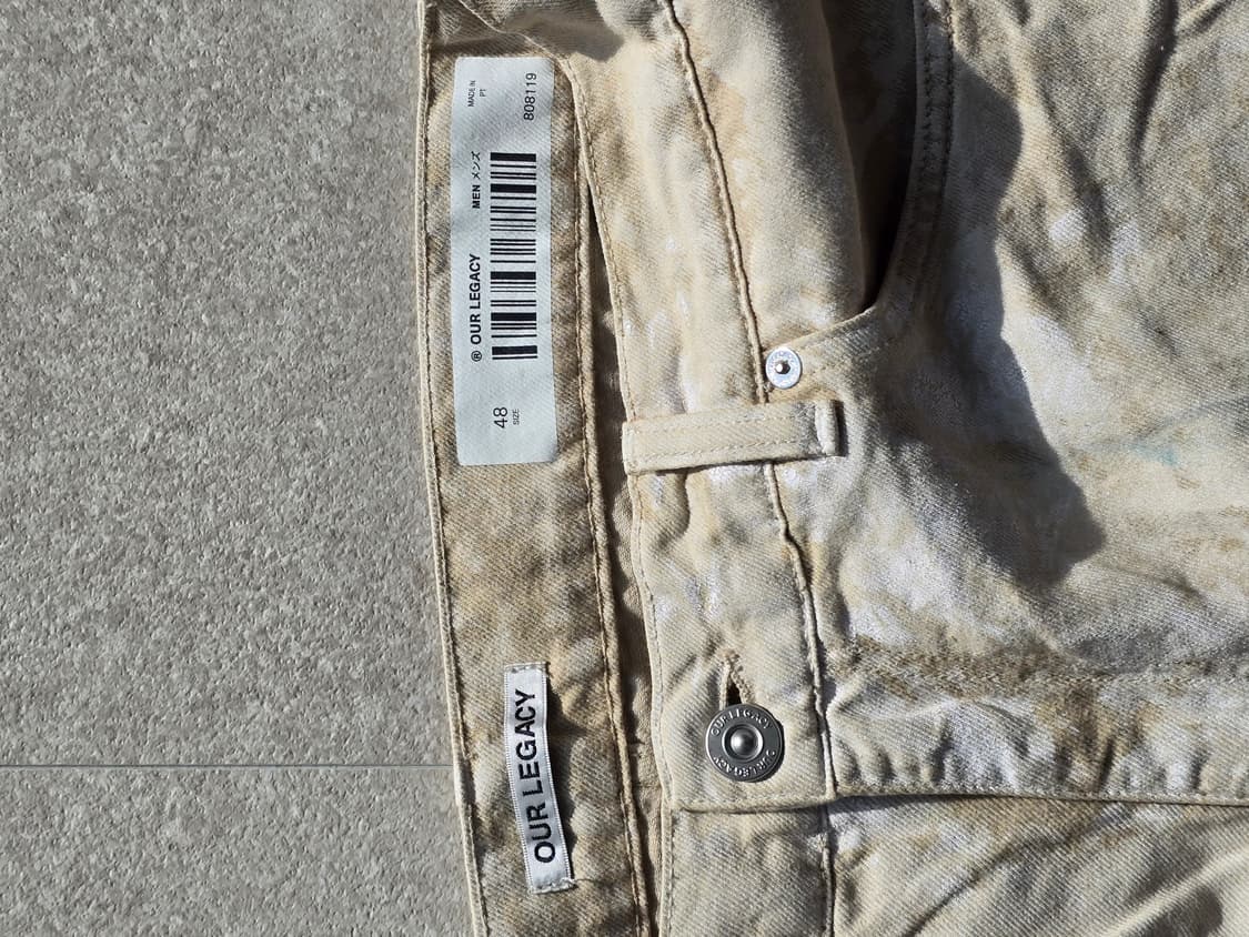 Our Legacy White wax Vast cut 48 상품이미지2