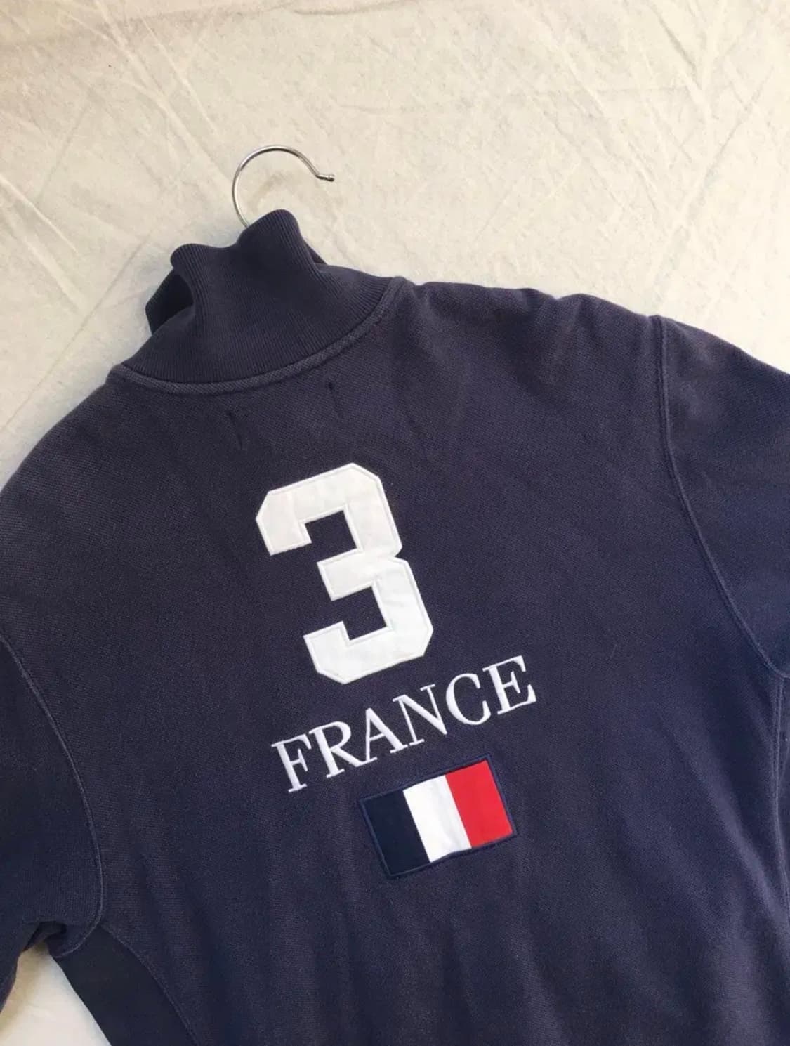(희귀매물!!!)폴로 프랑스 국기 3로고 빅포니 집업 상품이미지1
