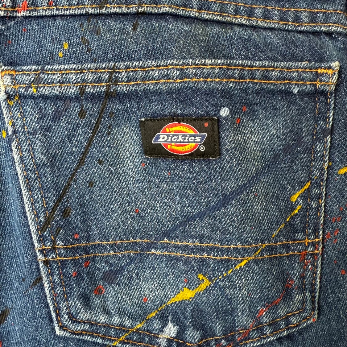 디키즈 페인팅 더티워싱 데님팬츠 상품이미지4