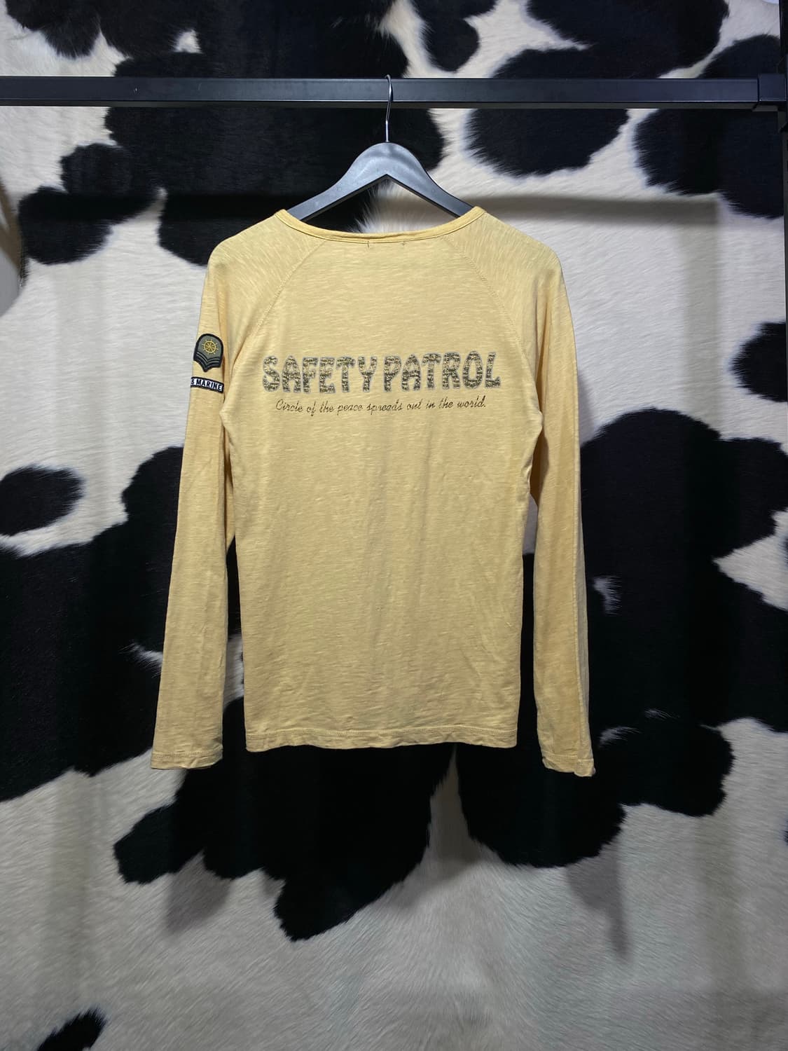 Underwraps 빈티지 레터링 브이넥 롱슬리브 상품이미지6