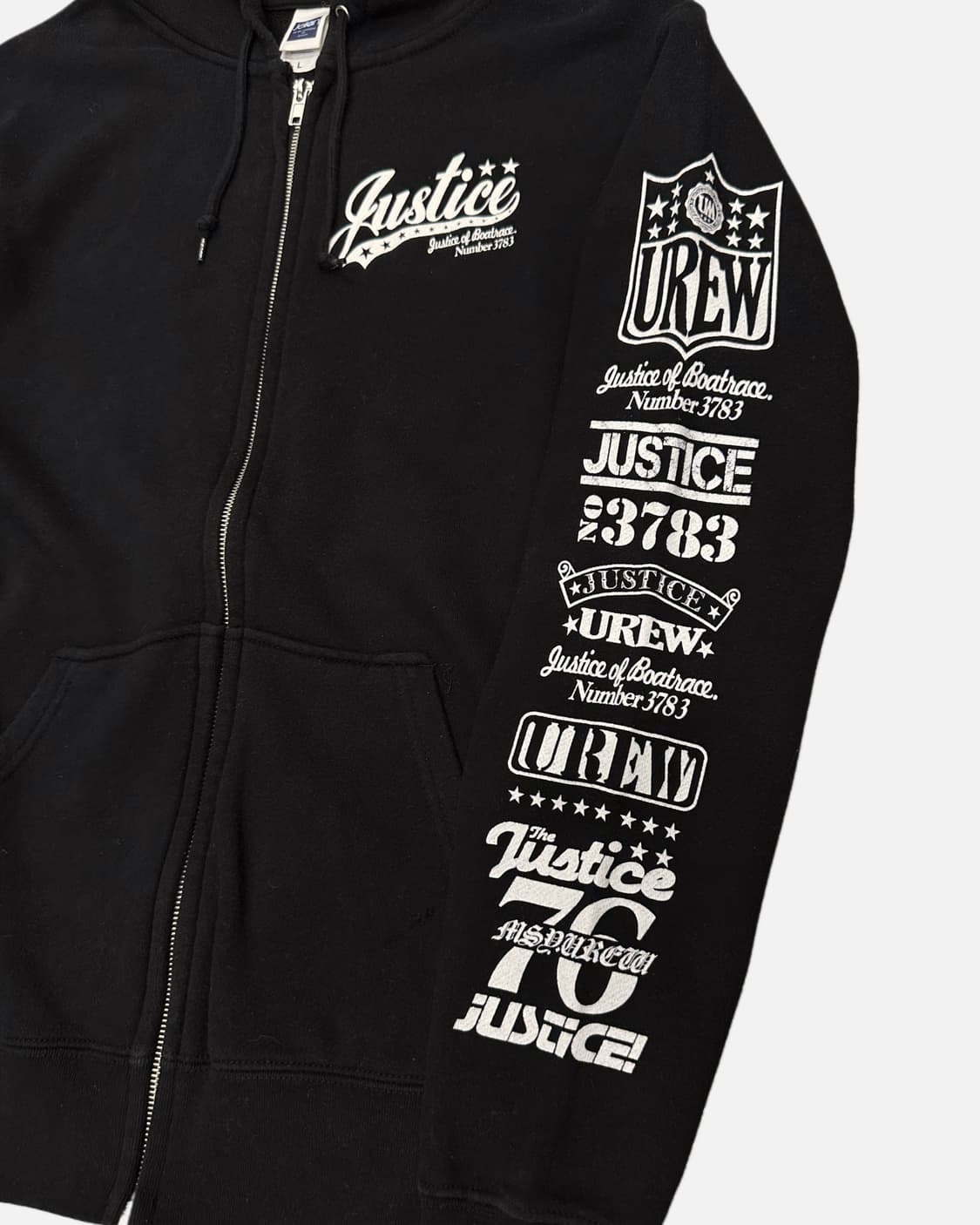 justice clover printing hood zip-up 상품이미지4