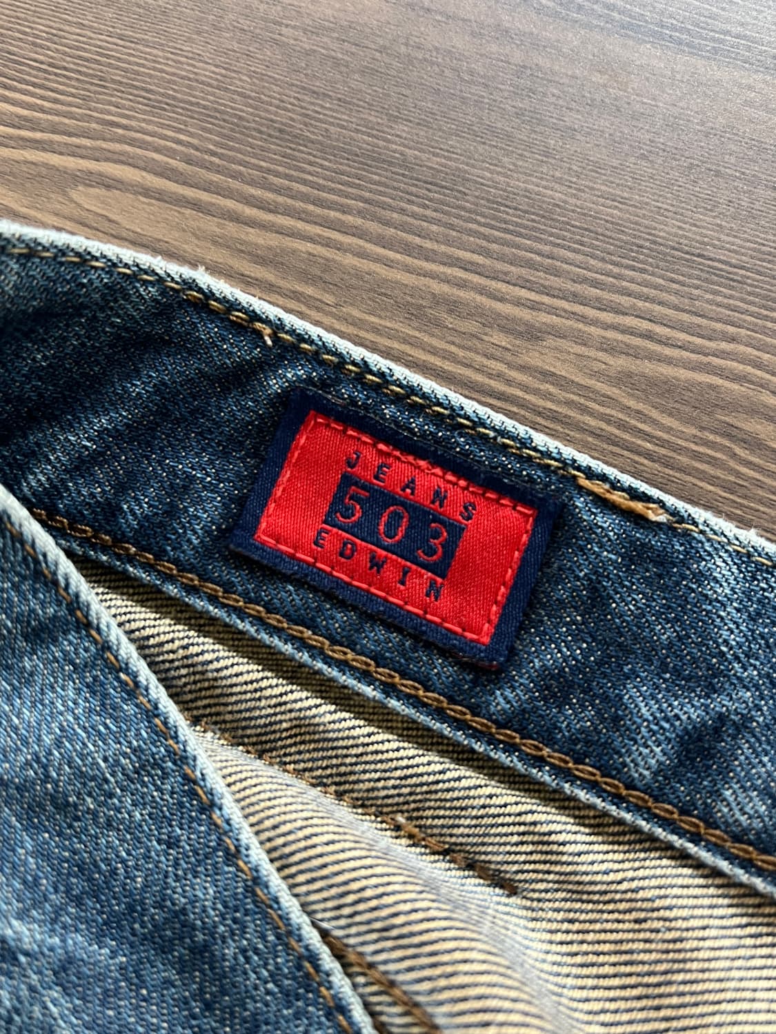 Japan Edwin 재팬 에드윈 진스 503 워싱 데님 팬츠 상품이미지5