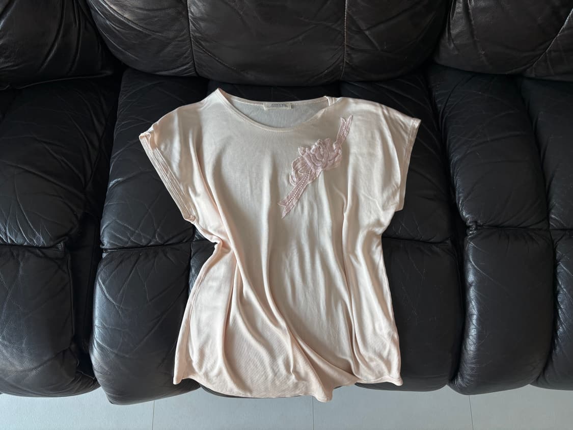 rose embroidery tee 상품이미지2