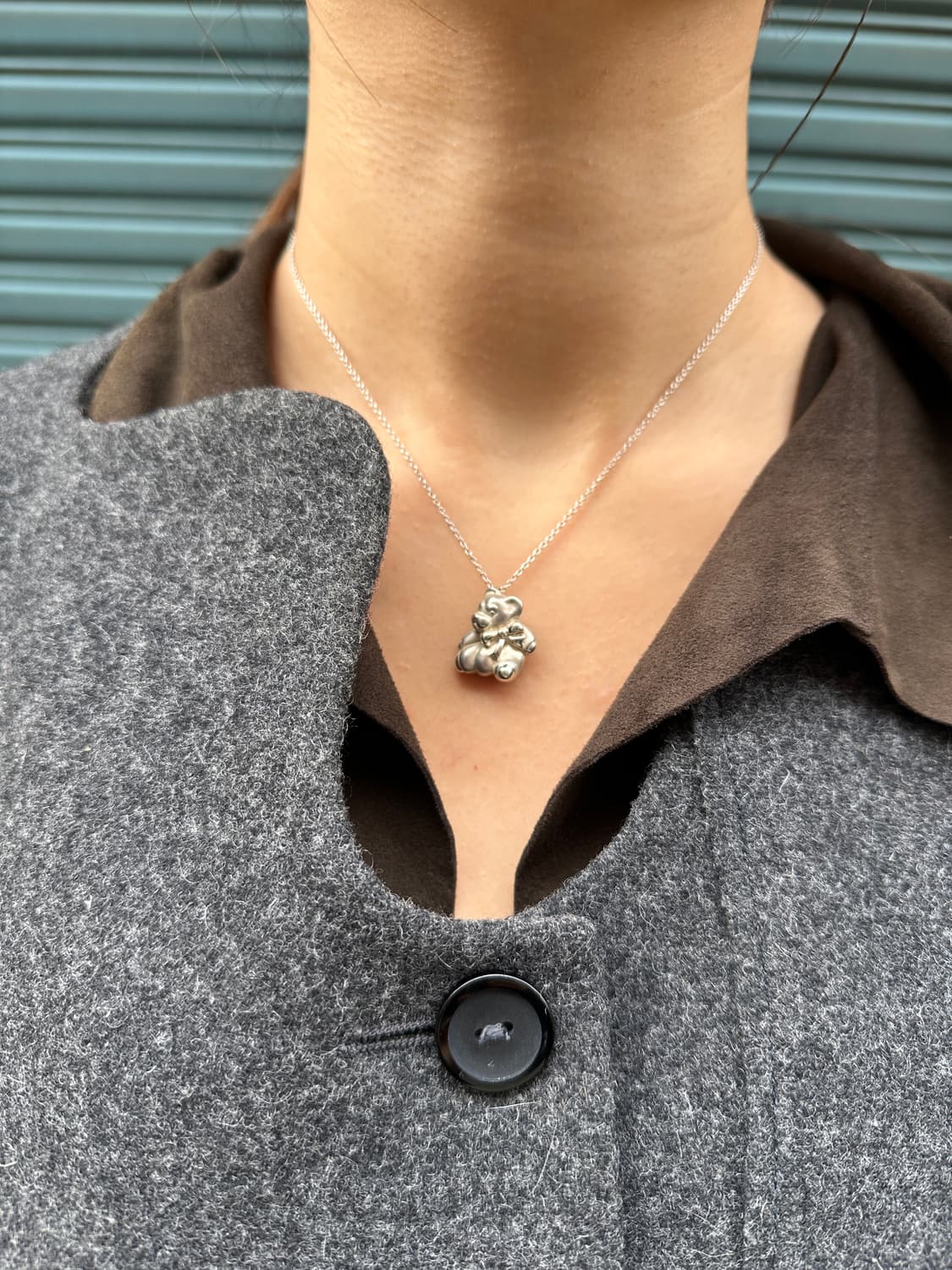 Tiffany & Co. Teddy Bear 925Silver Neckl 상품이미지7