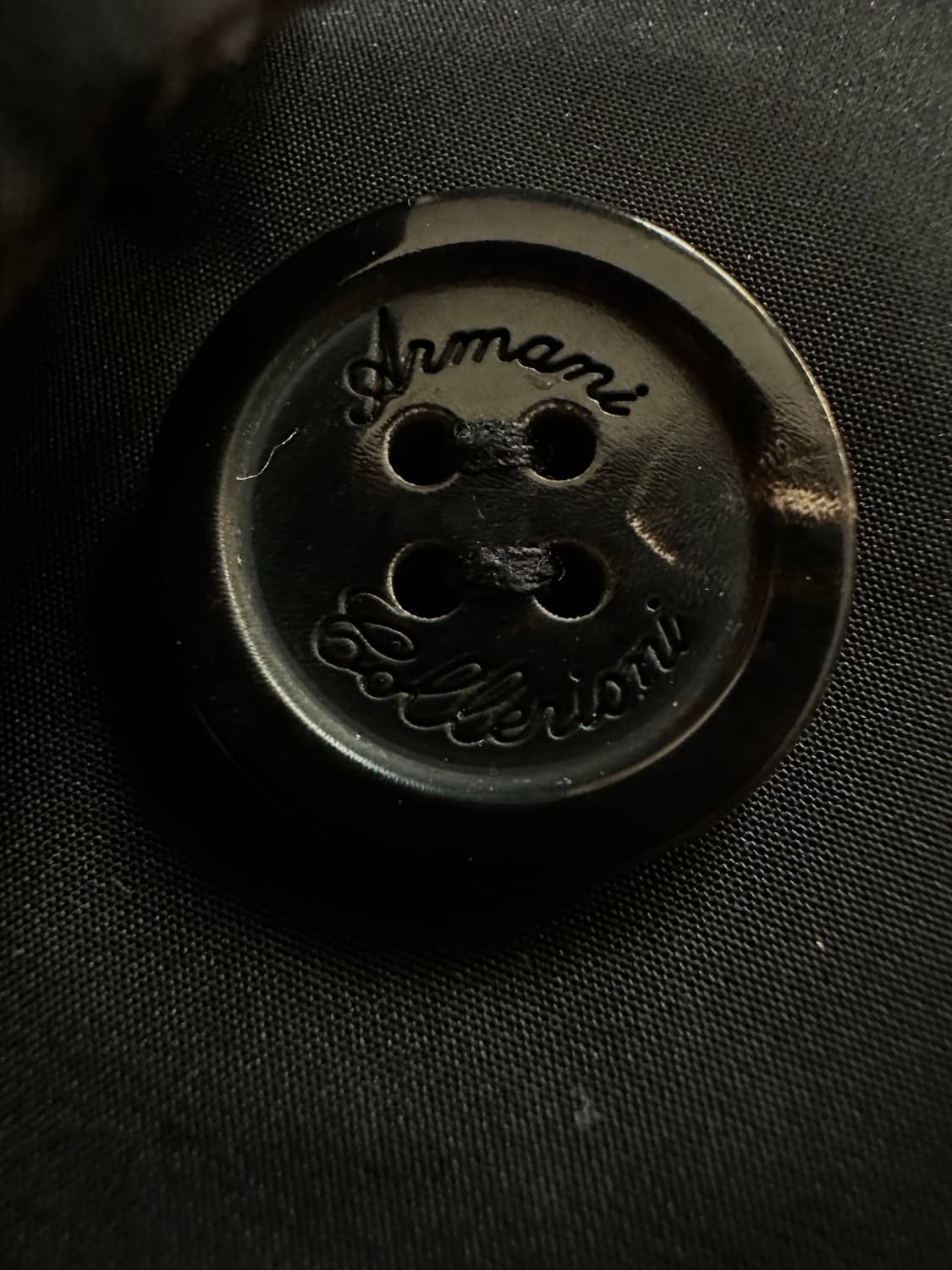 아르마니 콜레지오니 블랙 트렌치 코트 40 상품이미지6