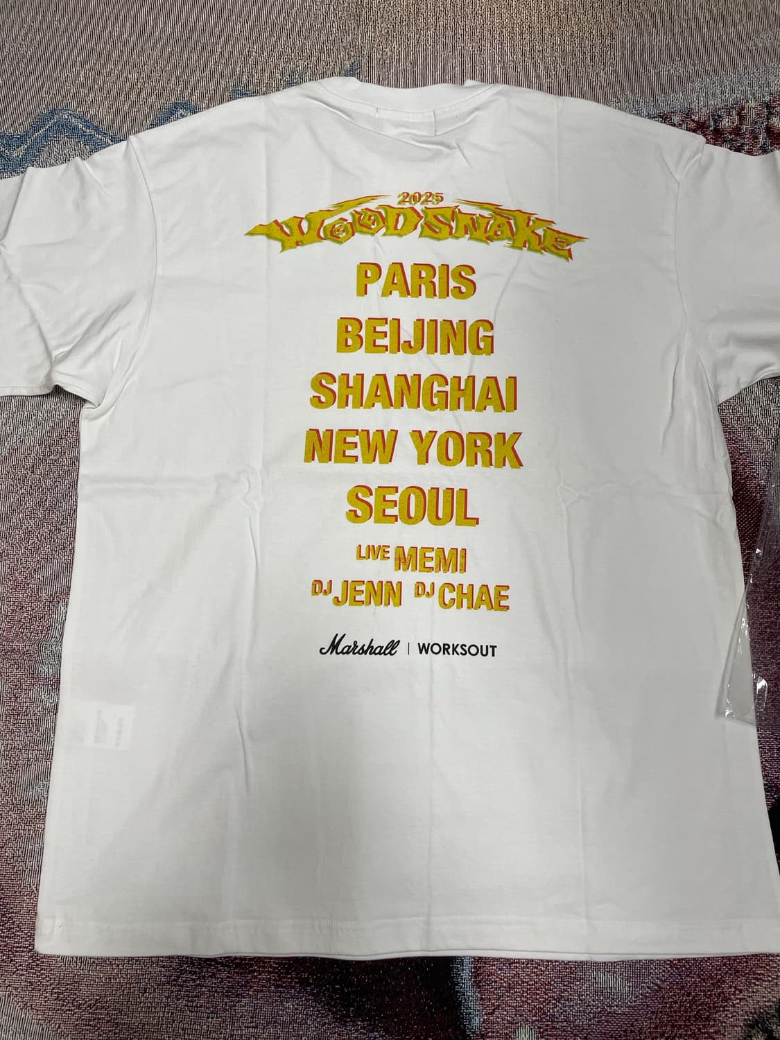 2025 뱀의해 웍스아웃x마샬 익스클루시브 반팔 상품이미지2