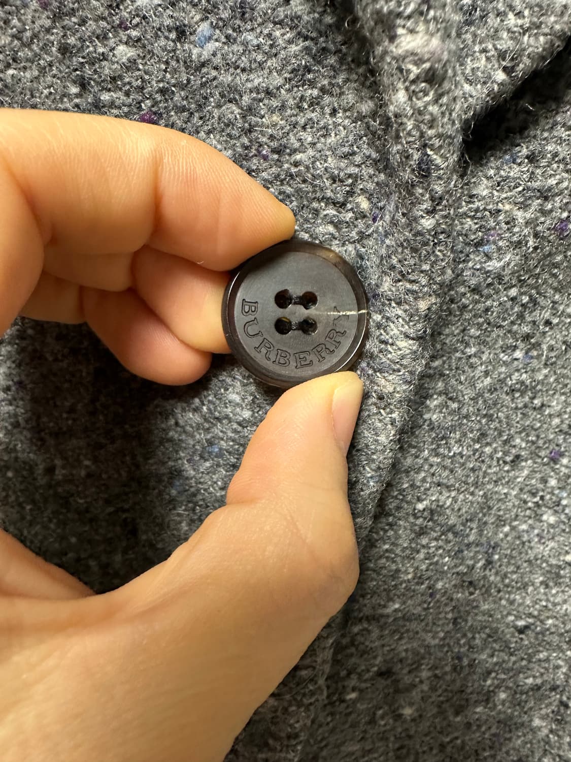 버버리  정품   모+캐시미어  자켓-38사이즈 상품이미지6