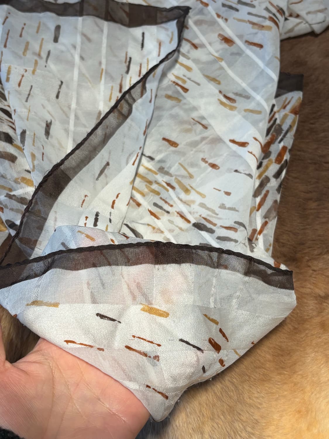 Abstract silky scarf 상품이미지4