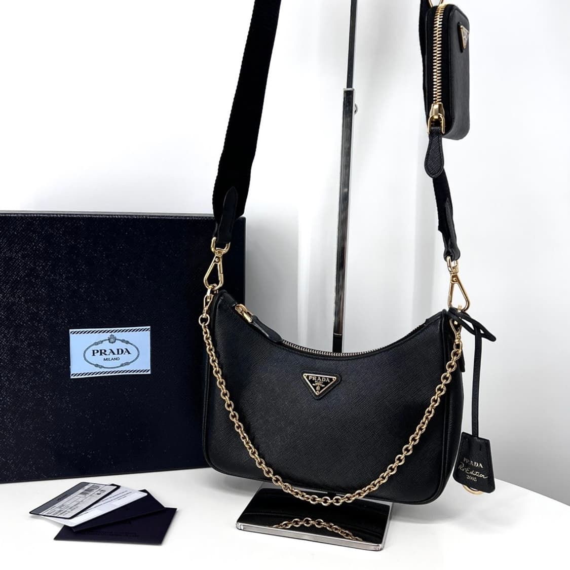 프라다 사피아노 호보백 가방 / 래플 정퀄 상품이미지2