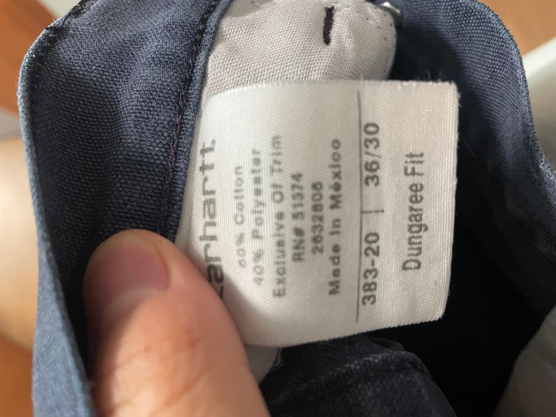 빈티지 칼하트 싱글니 네이비 상품이미지3