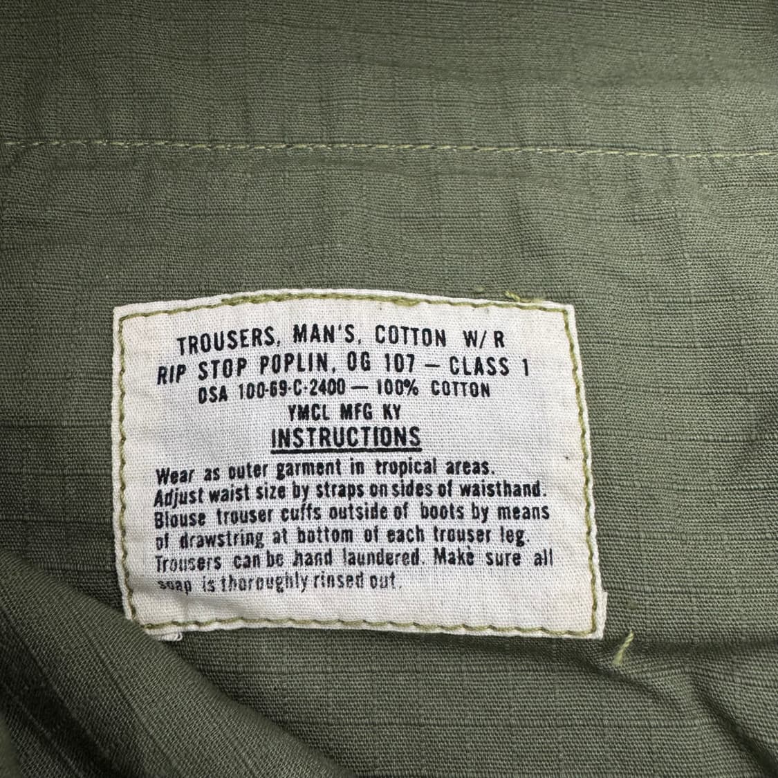YMCL KY M65 BDU 밀리터리 카고팬츠 상품이미지9
