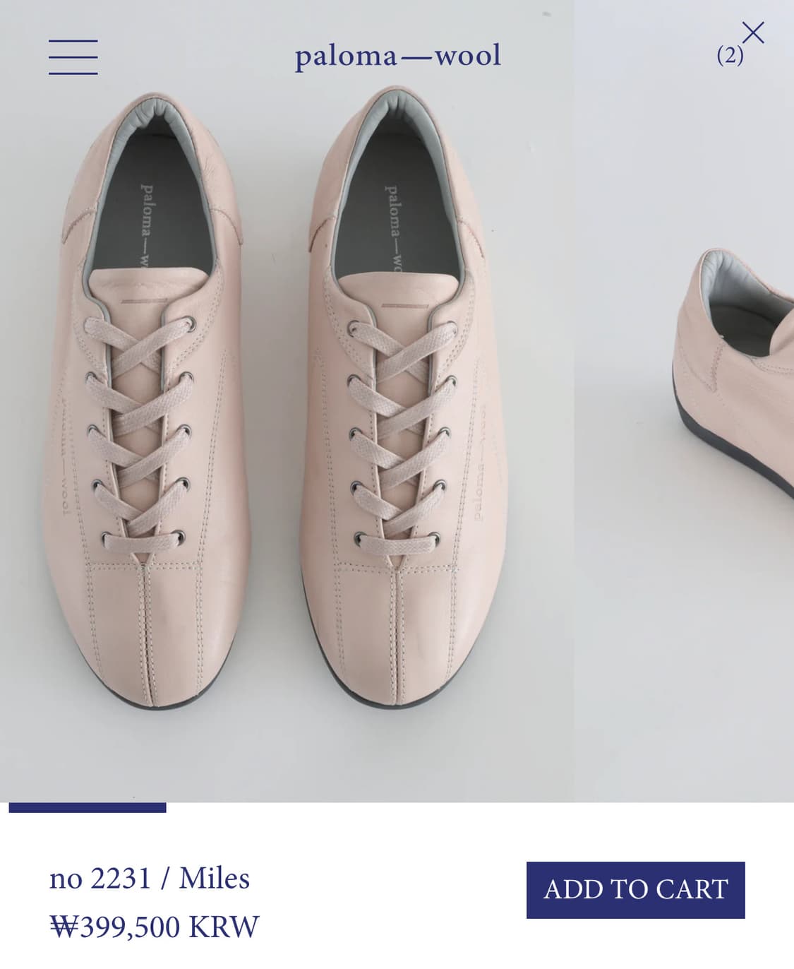 [36,37,38]팔로마울 Miles 스니커즈/핑크 상품이미지6