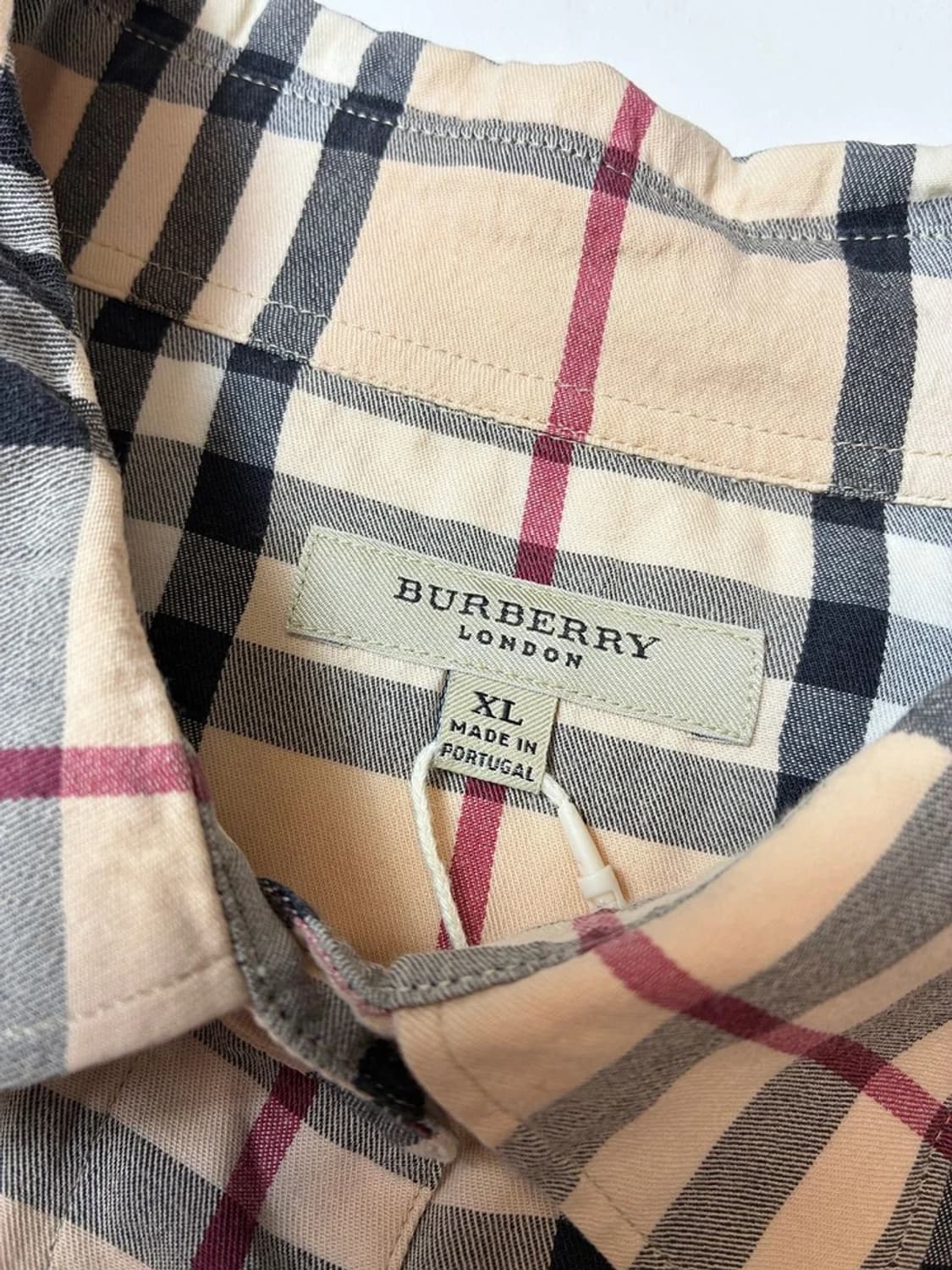 버버리 00's 노바 체크 코튼 패턴 셔츠 PN9114 상품이미지7