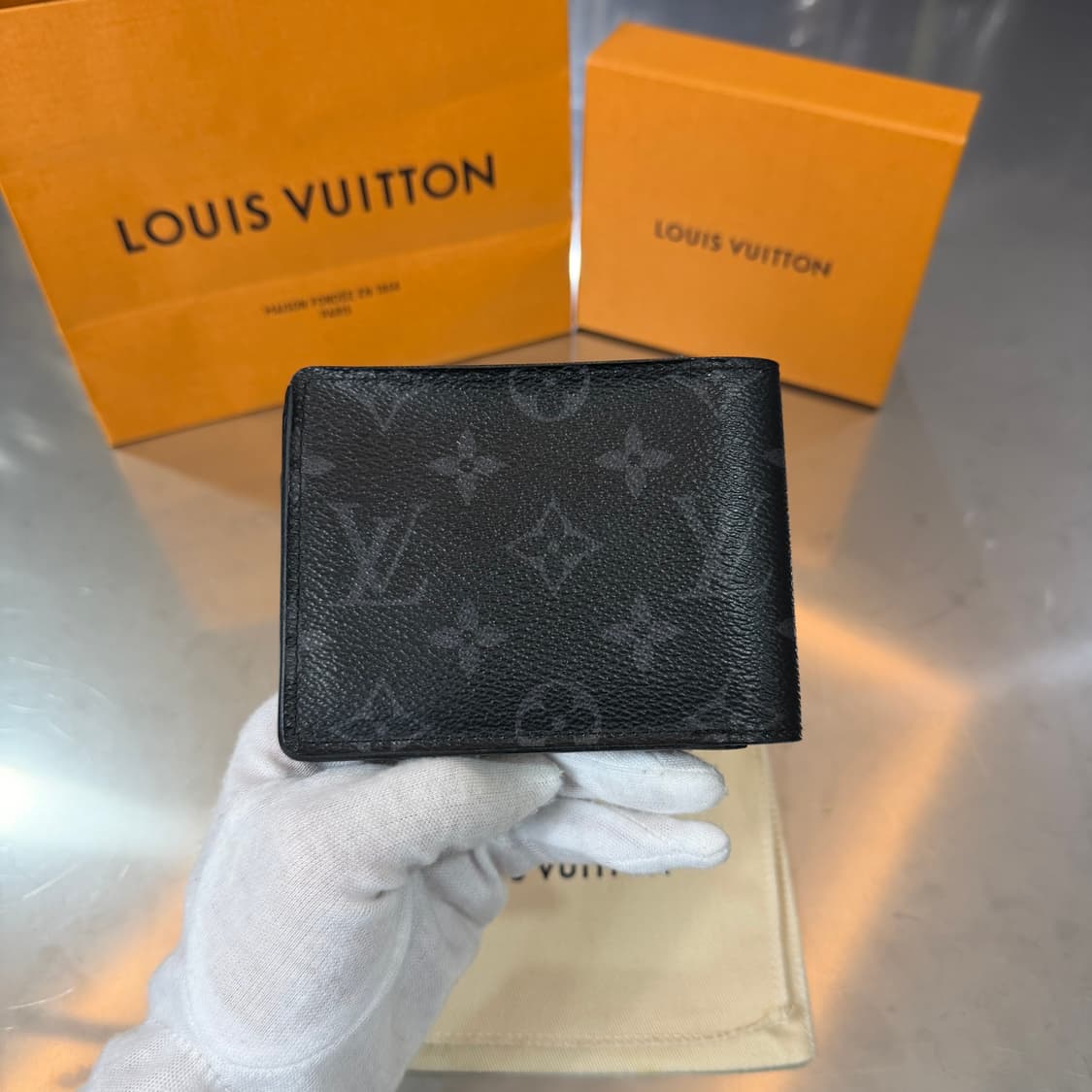 [리오브] 루이비통 이클립스 모노그램 멀티플 반지갑 상품이미지3