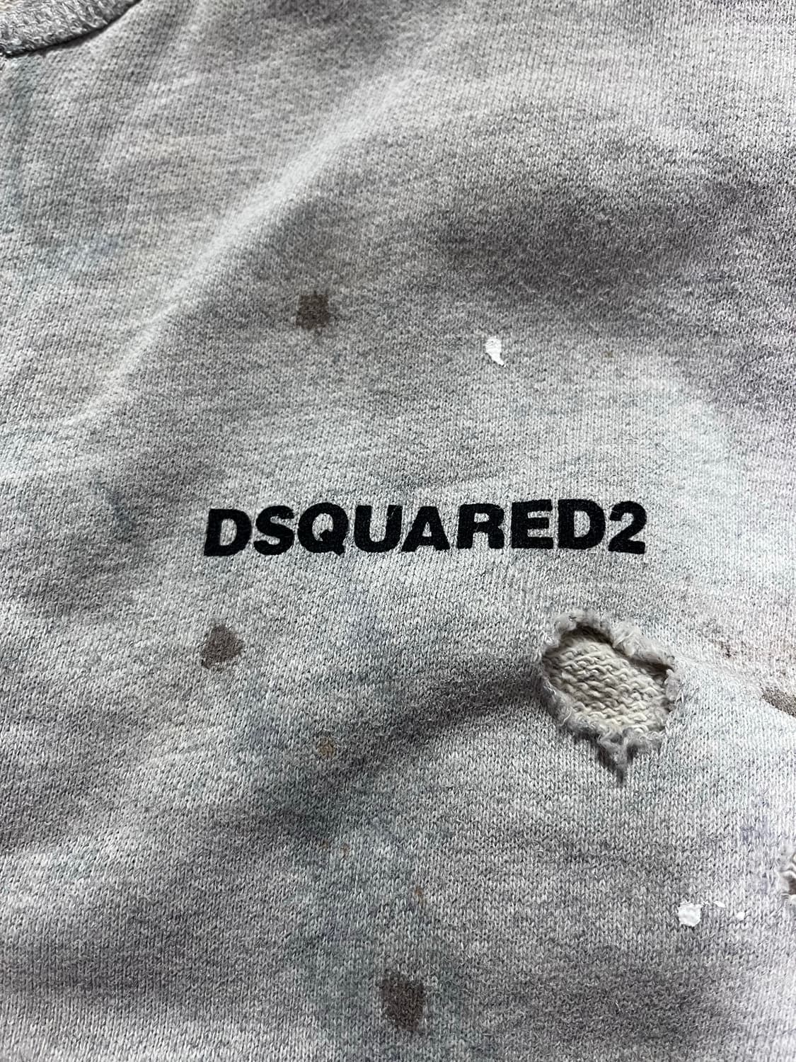 디스퀘어드2 빈티지 집업 가디건 그레이 XS 상품이미지3