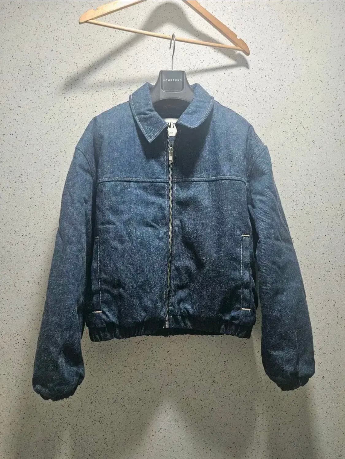 자라 데님 봄버 자켓 L 상품이미지3