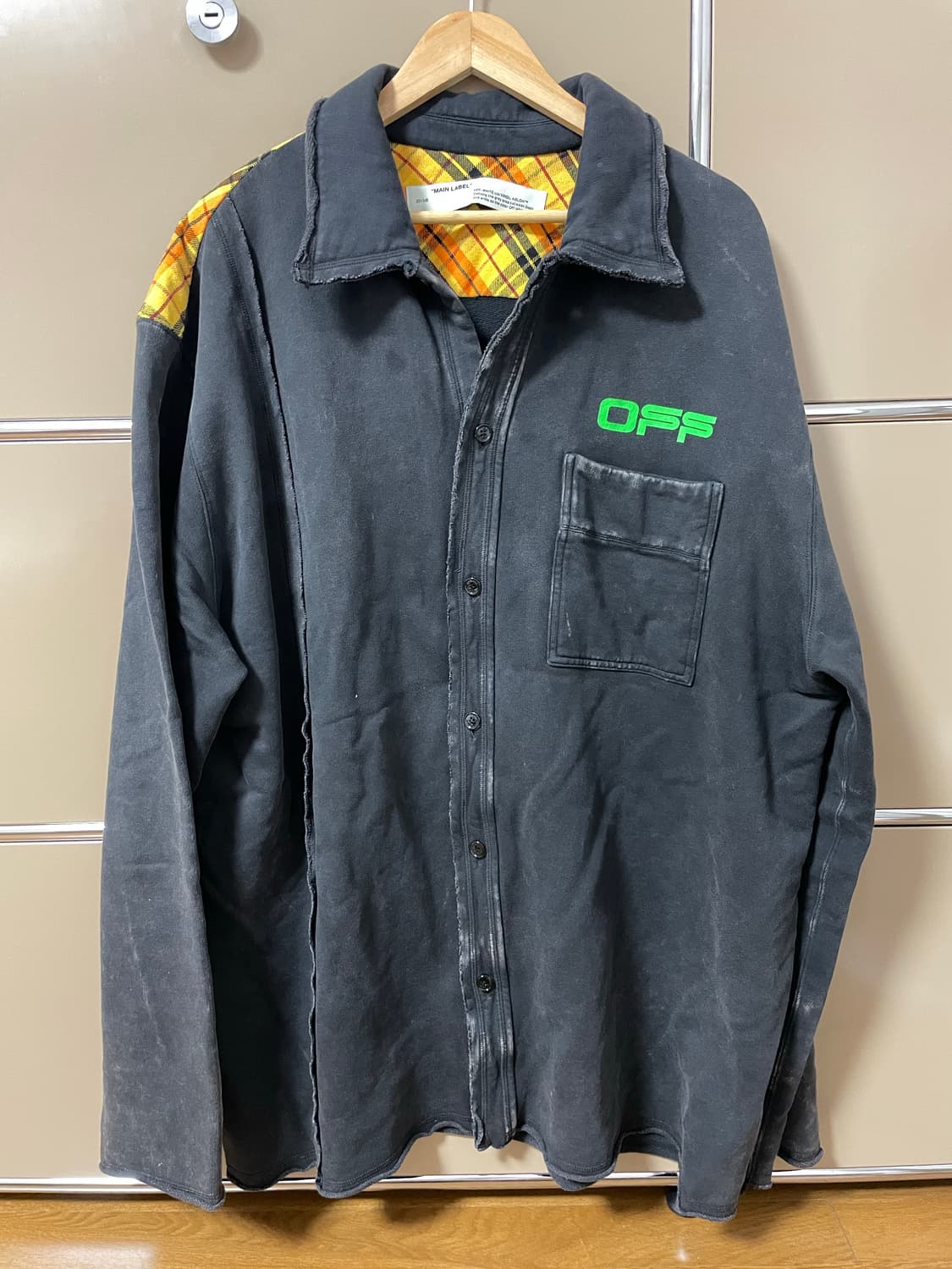 오프화이트 셔츠 자켓 상품이미지1