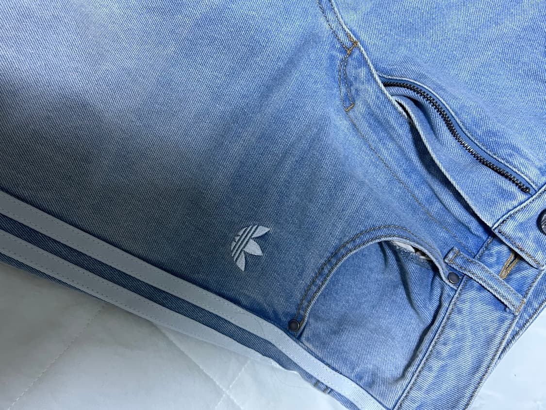 태국 아디다스 스트라이프 연청 데님 25 상품이미지4