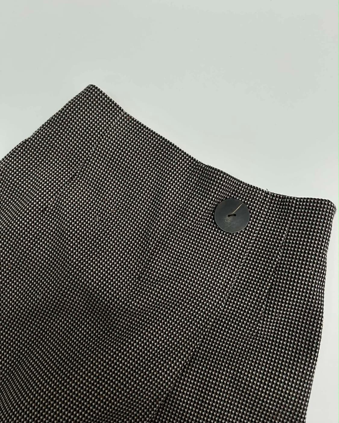 [64-94] 시스템 한섬 하운드투스 체크 랩 스커트 상품이미지3