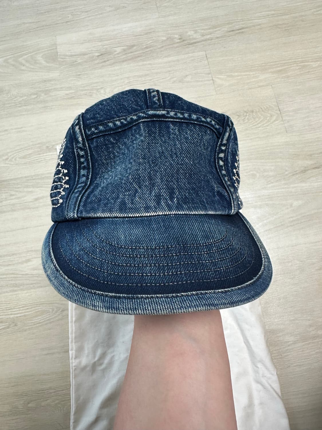 KAPITAL 캐피탈 데님 사시코 자수 볼캡 모자 상품이미지1