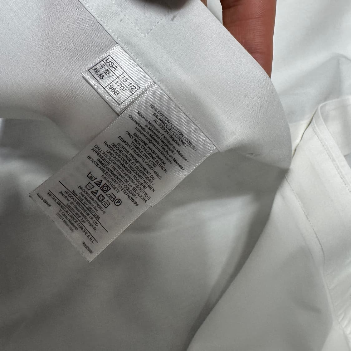 브룩스브라더스 반팔 정장셔츠 XL사이즈 상품이미지4