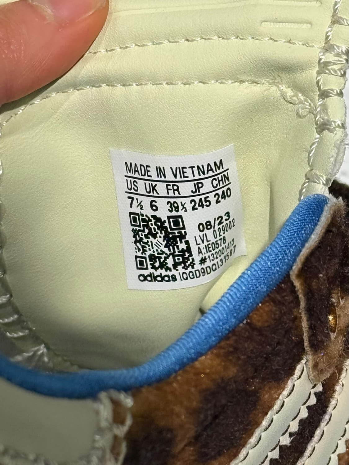 아디다스 x 웨일즈 보너 레오파드 포니 삼바 스니커즈 상품이미지8