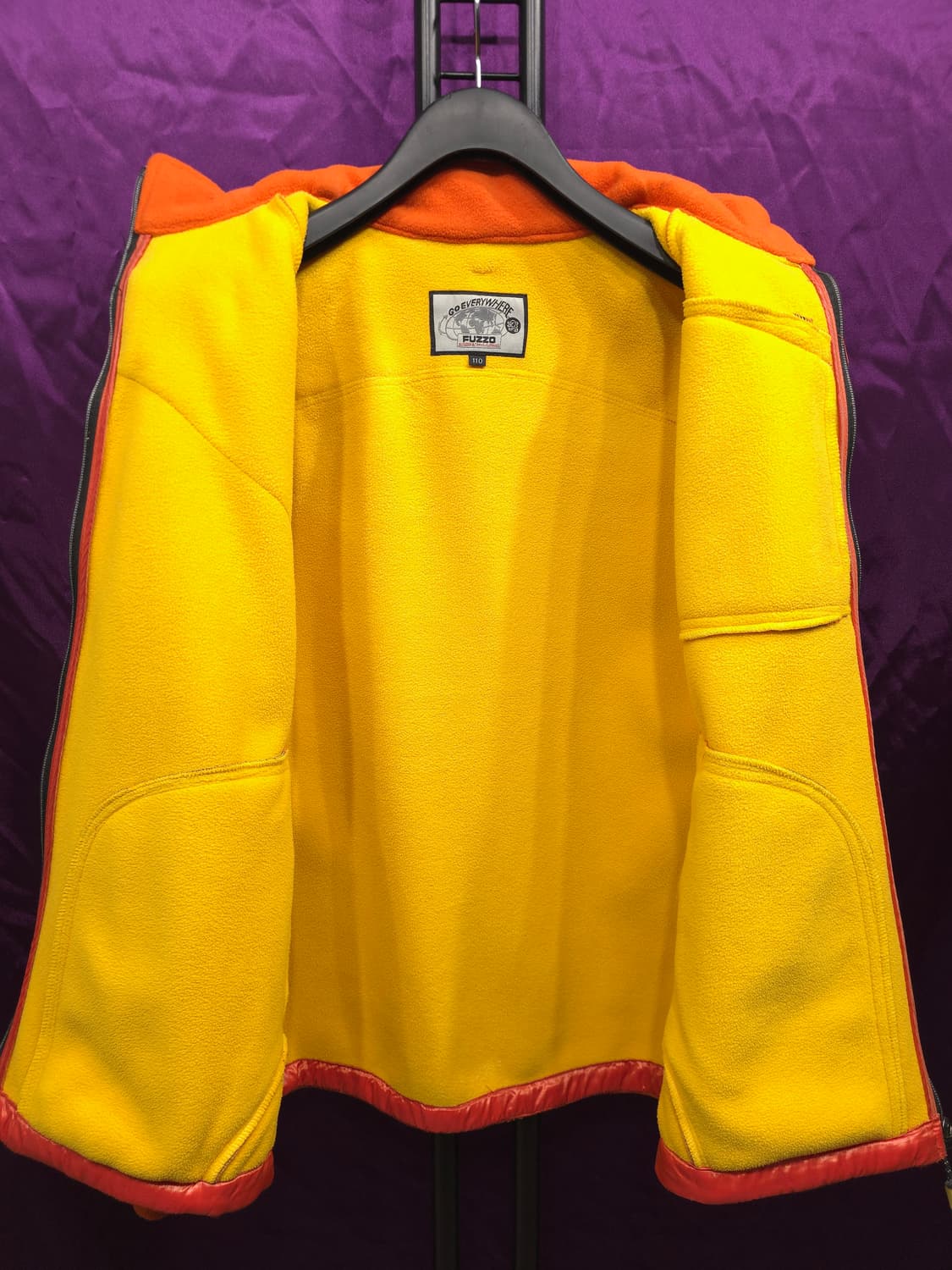 푸조 배색 플리스 자켓 110 상품이미지2