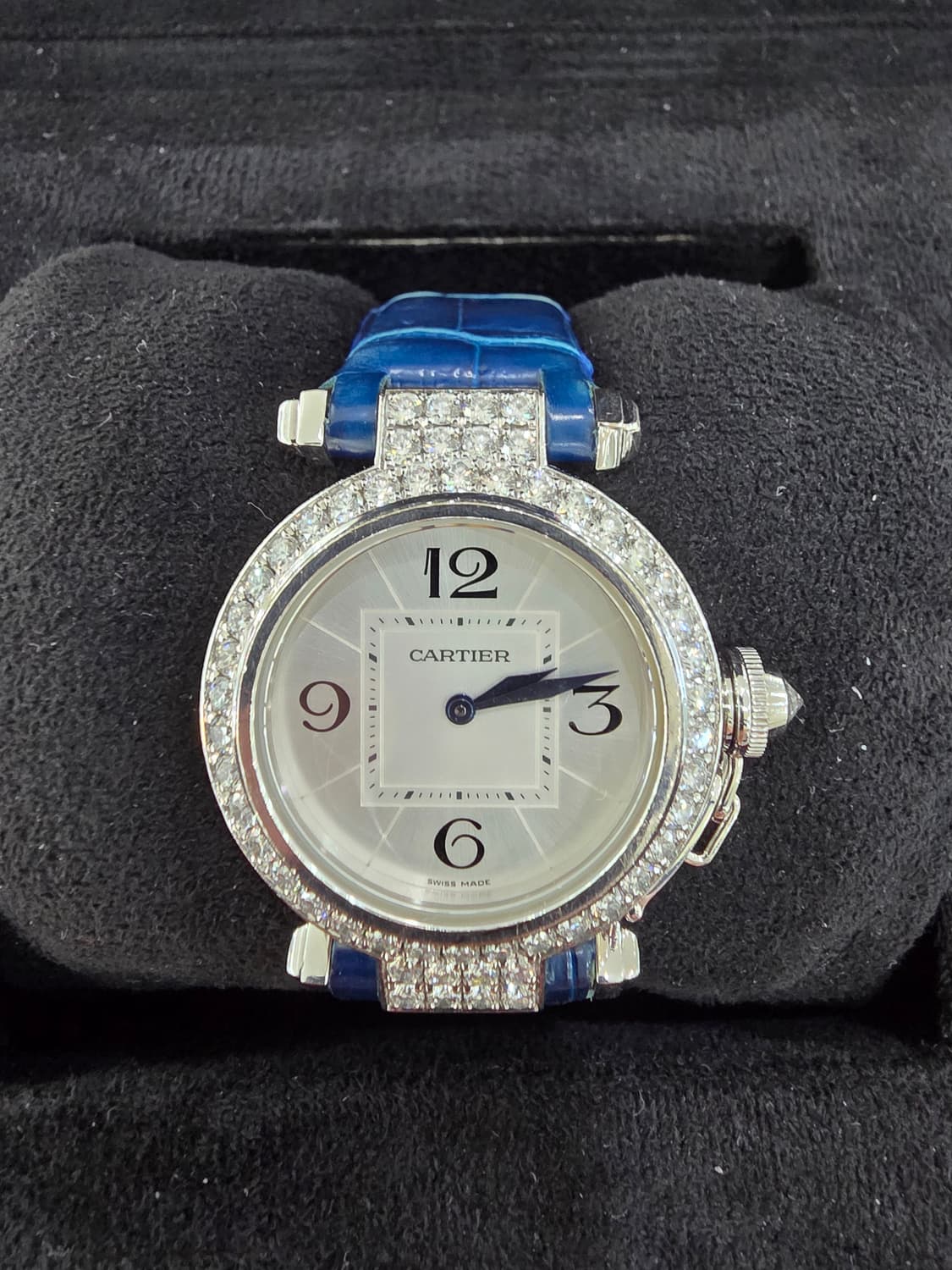 까르띠에 파샤 금통 다이아 시계 정품 상품이미지1