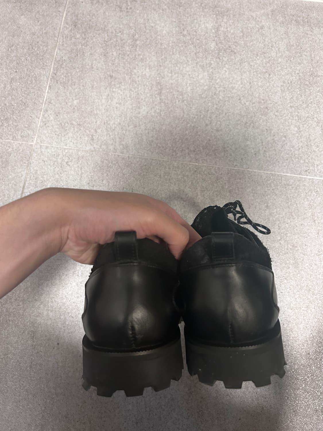 로맨틱무브 오트 마운틴 슈즈R24M018(오일 블랙) 상품이미지5