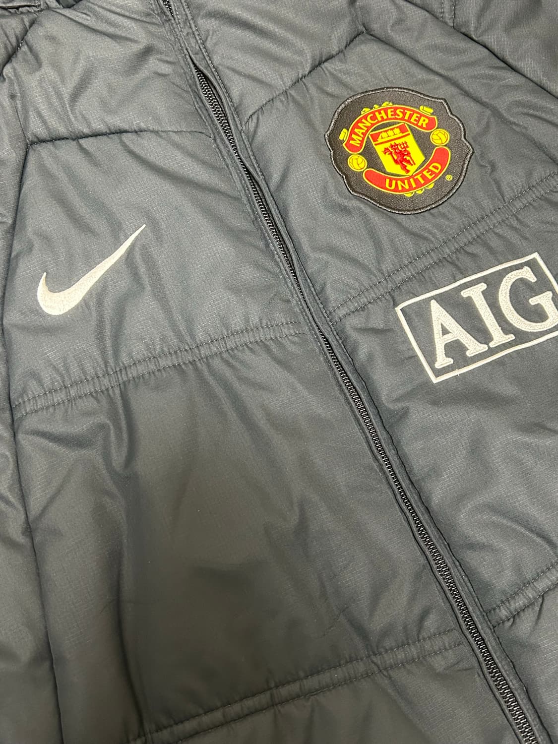 나이키 맨체스터 유나이티드 블랙 점퍼 자켓 상품이미지4