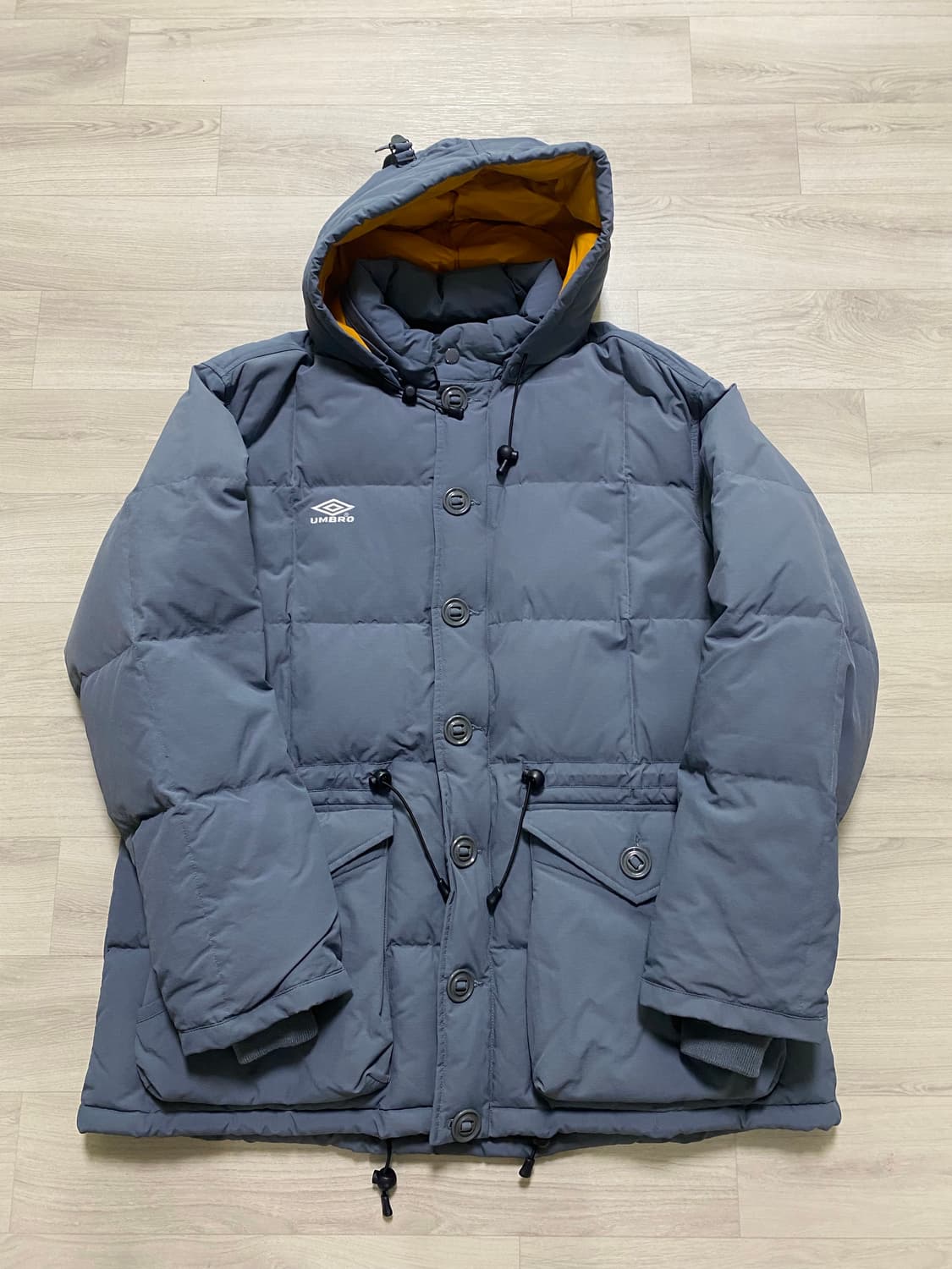 스펙테이터x엄브로 구스다운 자켓 그레이 L사이즈 판매 상품이미지1