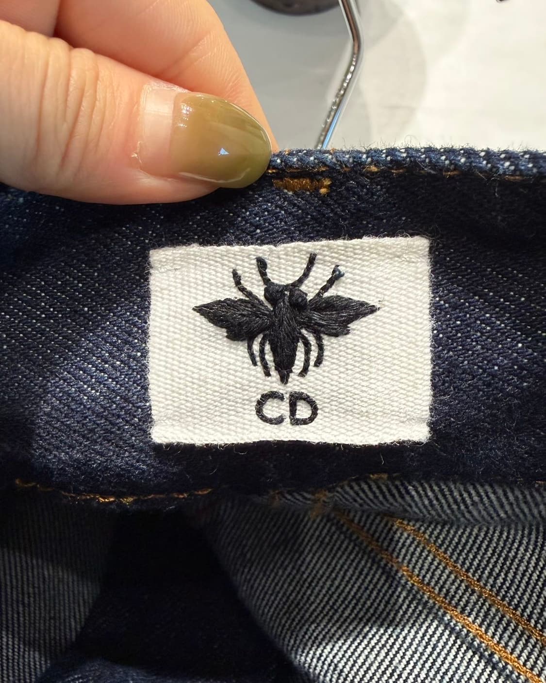 크리스찬 디올 데님 플레어 롱스커트  상품이미지8