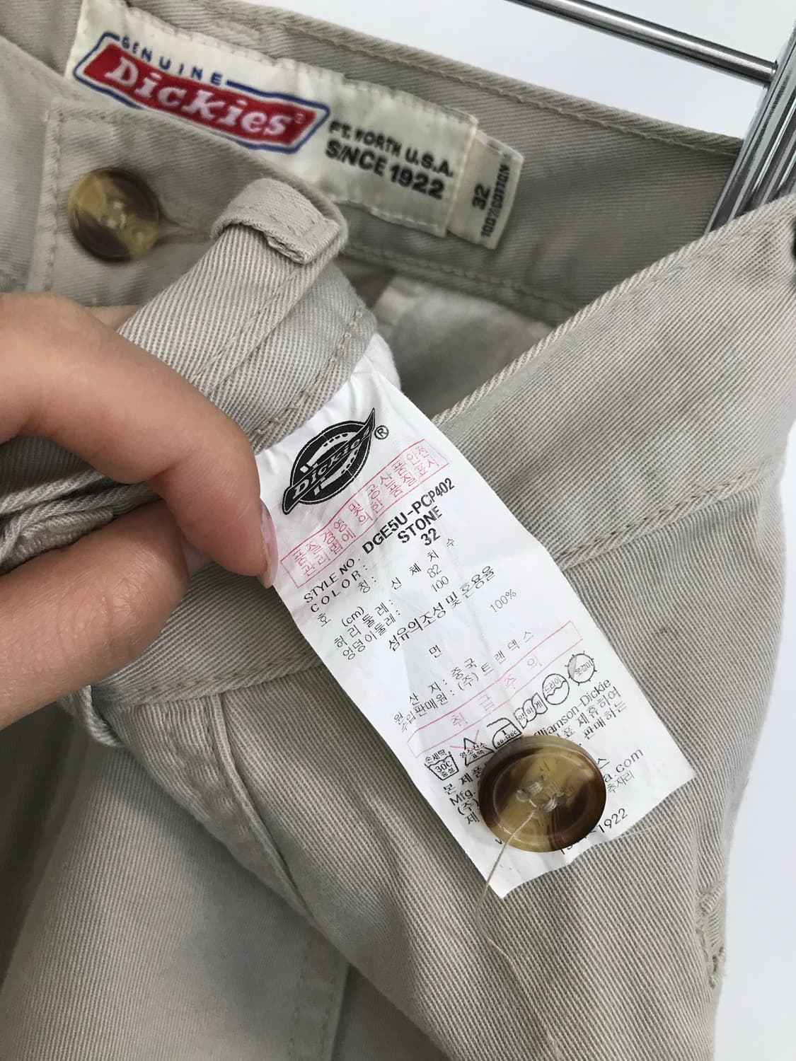 리바이스 베이지 버뮤다 카고 팬츠 상품이미지6