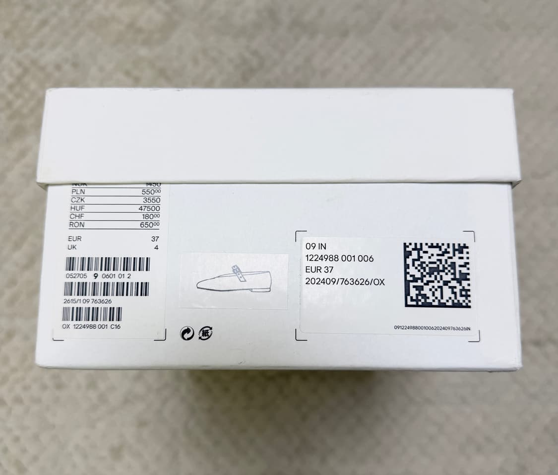 (W) COS 레더 메리 제인 플랫 블랙 상품이미지5