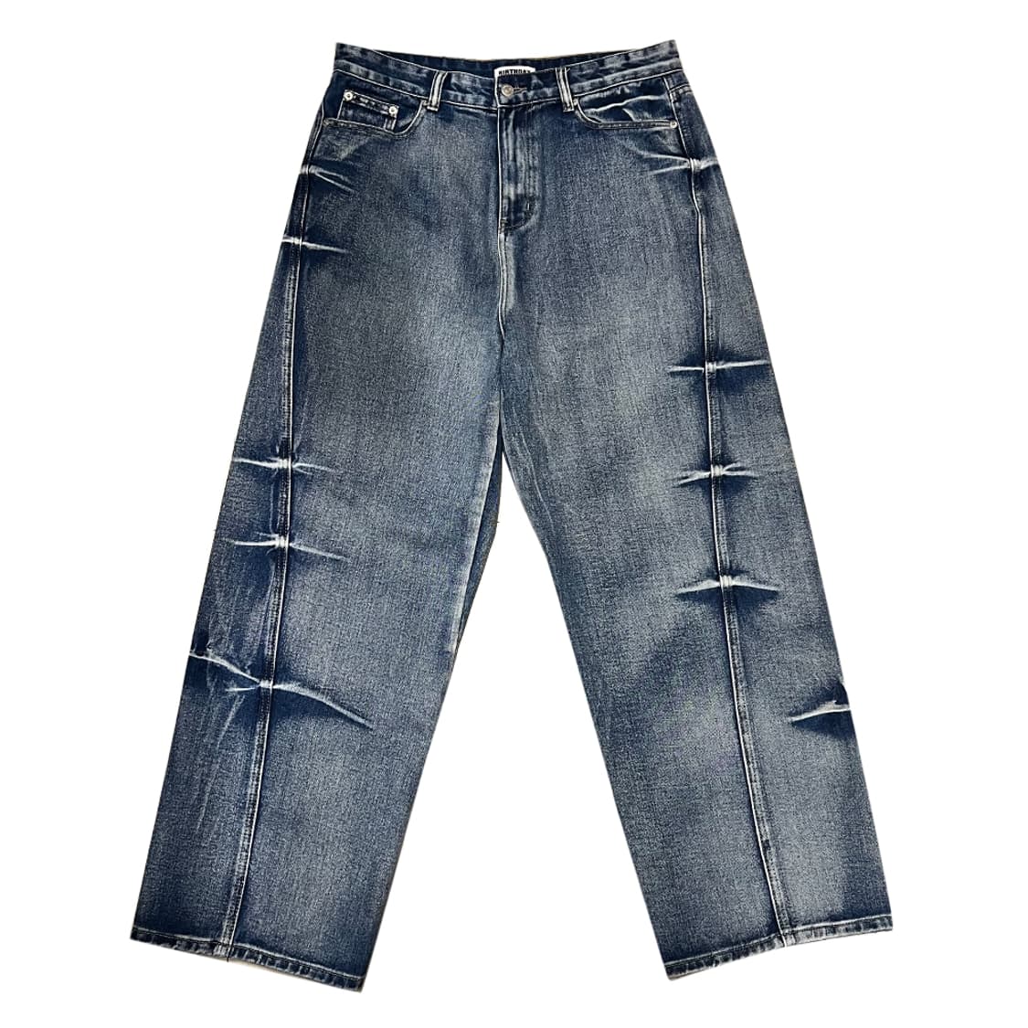 벌스데이 커브드 와이드 데님 팬츠 청바지 L 34 상품이미지2