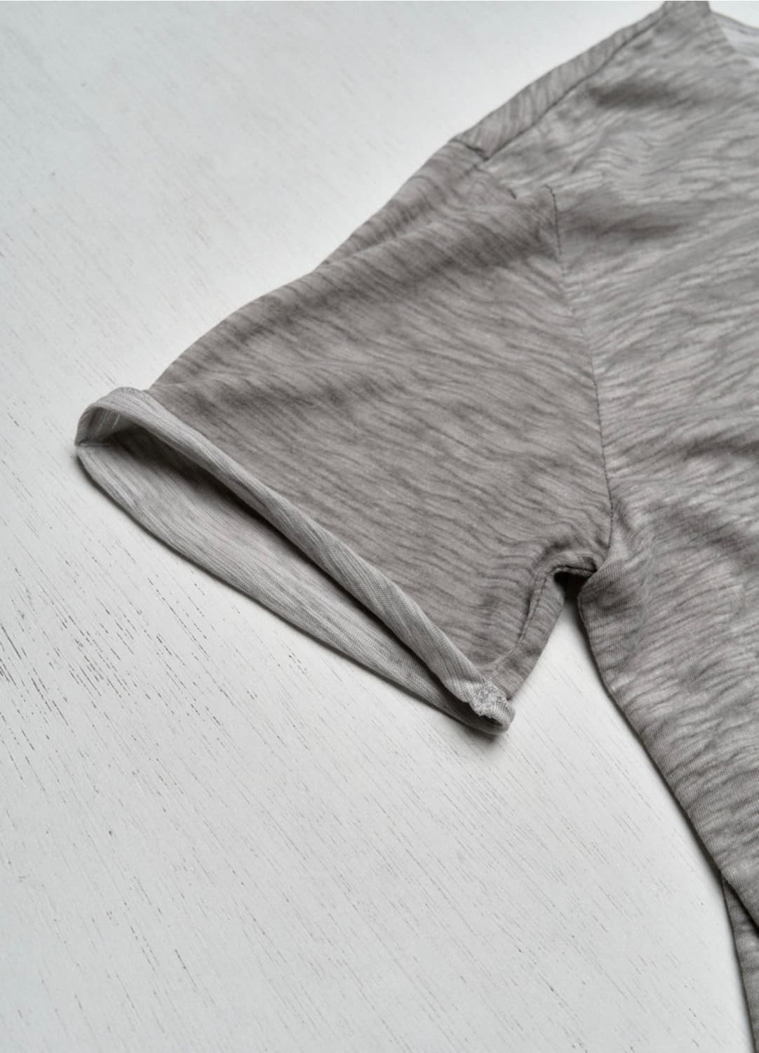 Textured Roll Half Sleeve 그레이 상품이미지2