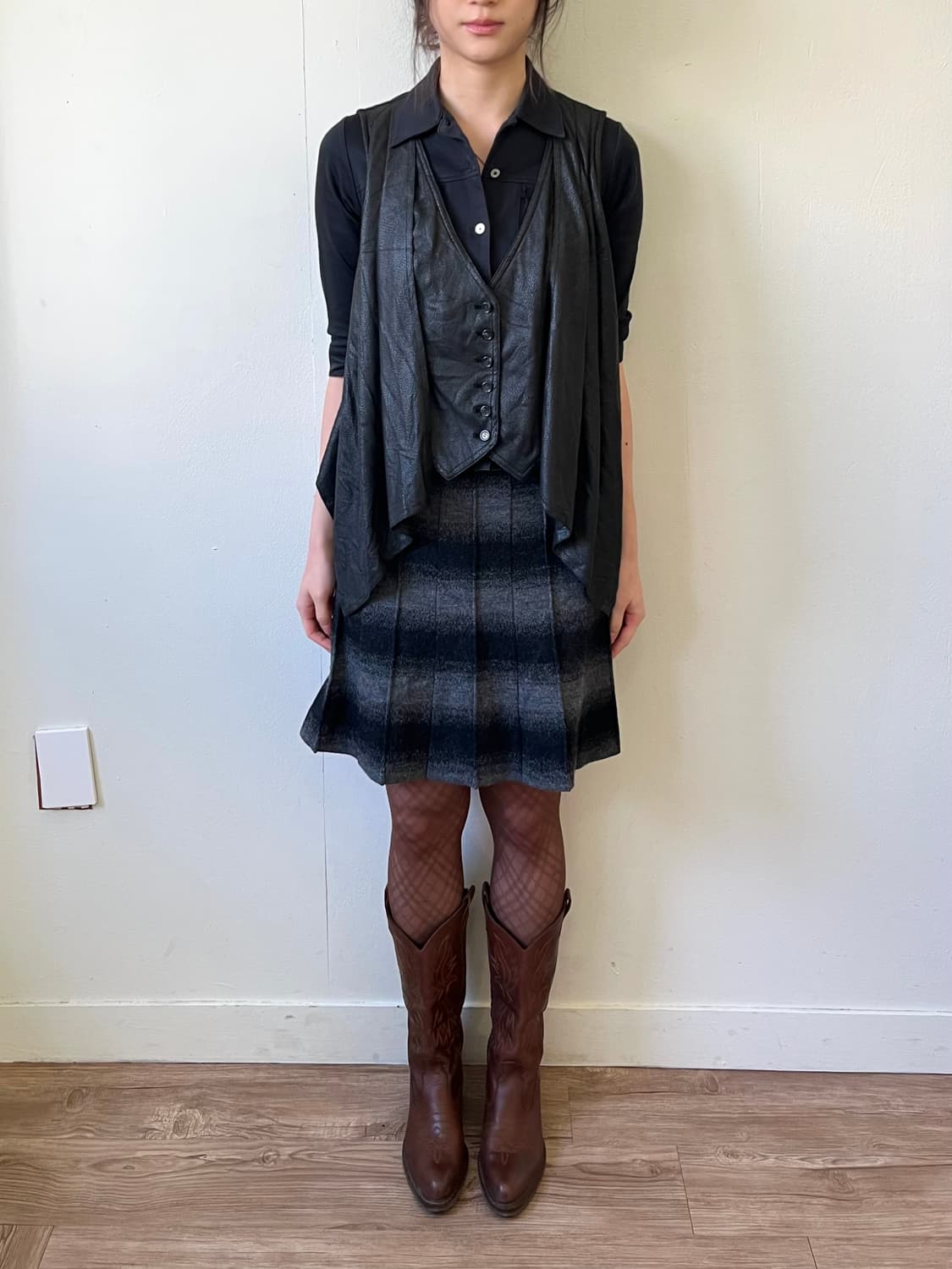 SCAPA 레더 더블 베스트 상품이미지7