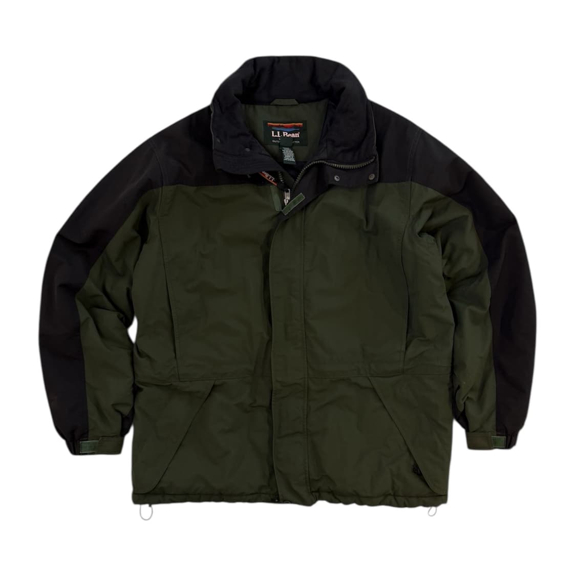 00s L.L. Bean 엘엘빈 인슐 마운틴 파카 올리브 블랙 상품이미지1