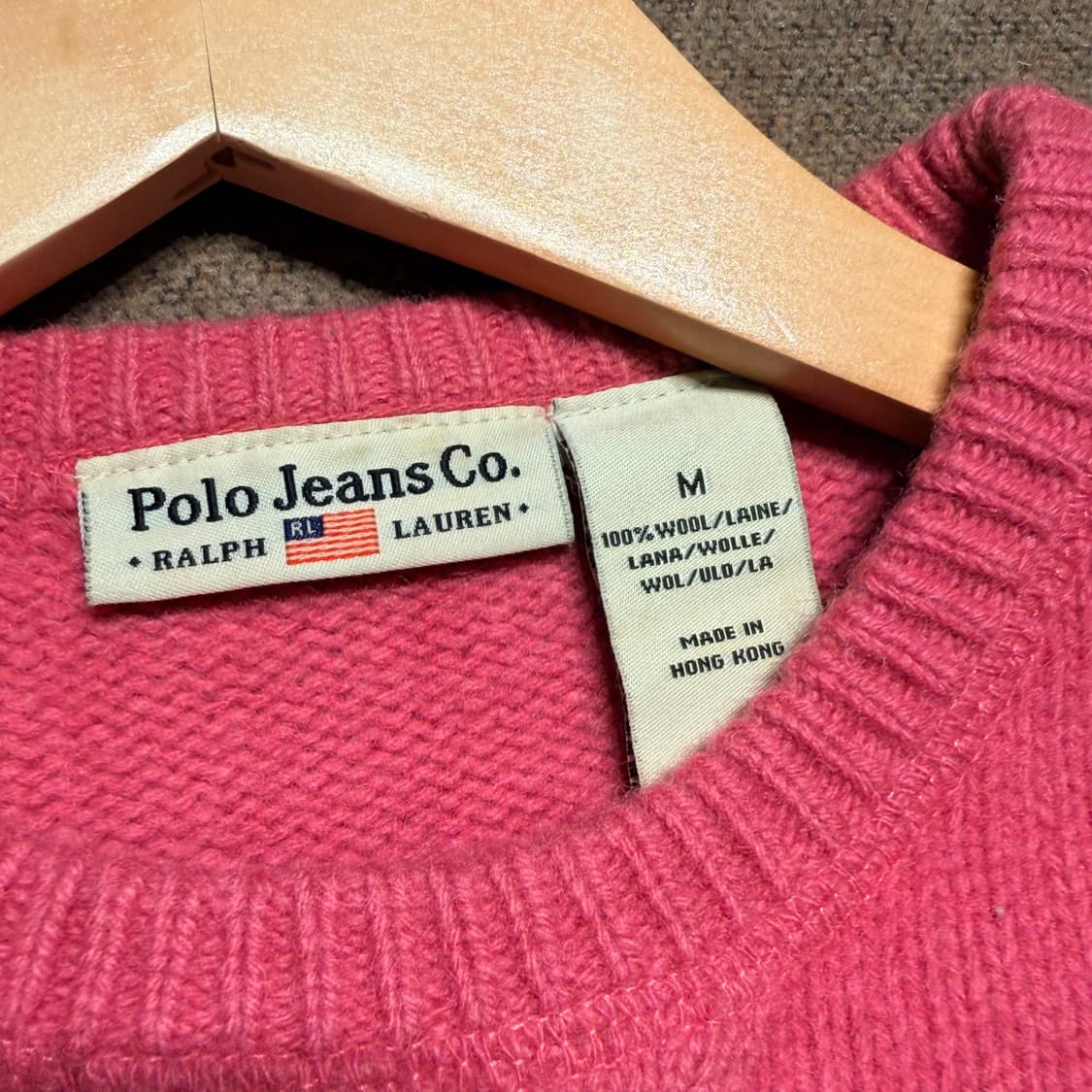 폴로 진스 랄프로렌 여성 램스울 니트 M 라나울 상품이미지3